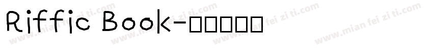 Riffic Book字体转换